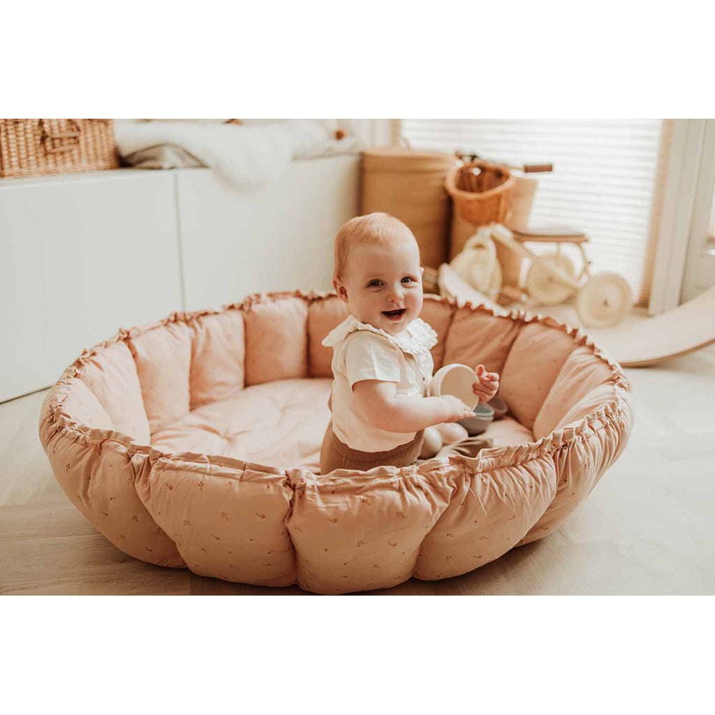 Play&Go Coco fleuri, Tre-i-én babytæppe, økologisk – Bloom fleuri