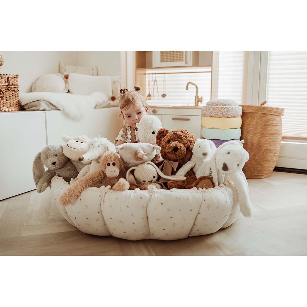 Play&Go Coco Moon, Tre-i-ett babyteppe, økologisk - Bloom Moon