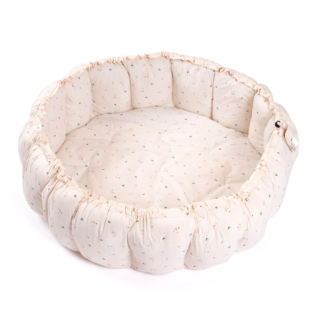 Play&Go Coco Moon, Tre-i-ett babyteppe, økologisk - Bloom Moon