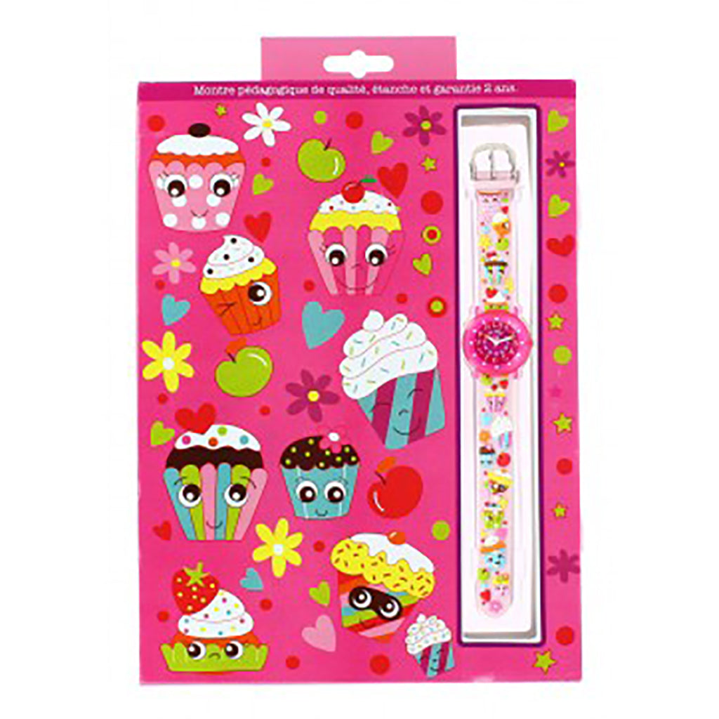 Babywatch barneklokke, Cupcake Zap - læringsklokke for barn i alderen 6-9 år