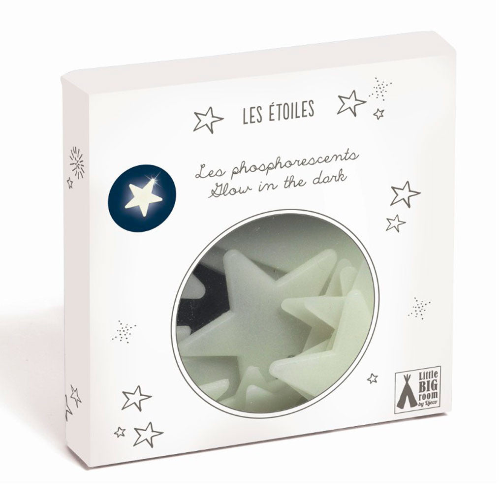 Djeco veggdekor, selvlysende, Stjerner