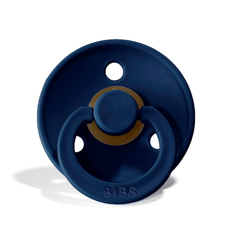Bibs 2-pk, smokker i naturgummi, strl. 2 - Deep space/Petrol