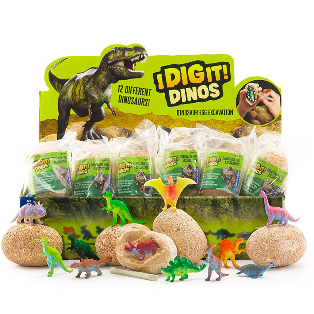 I Dig It! Dinos - Vitenskapssett, grav ut dinosaur - assorterte varianter