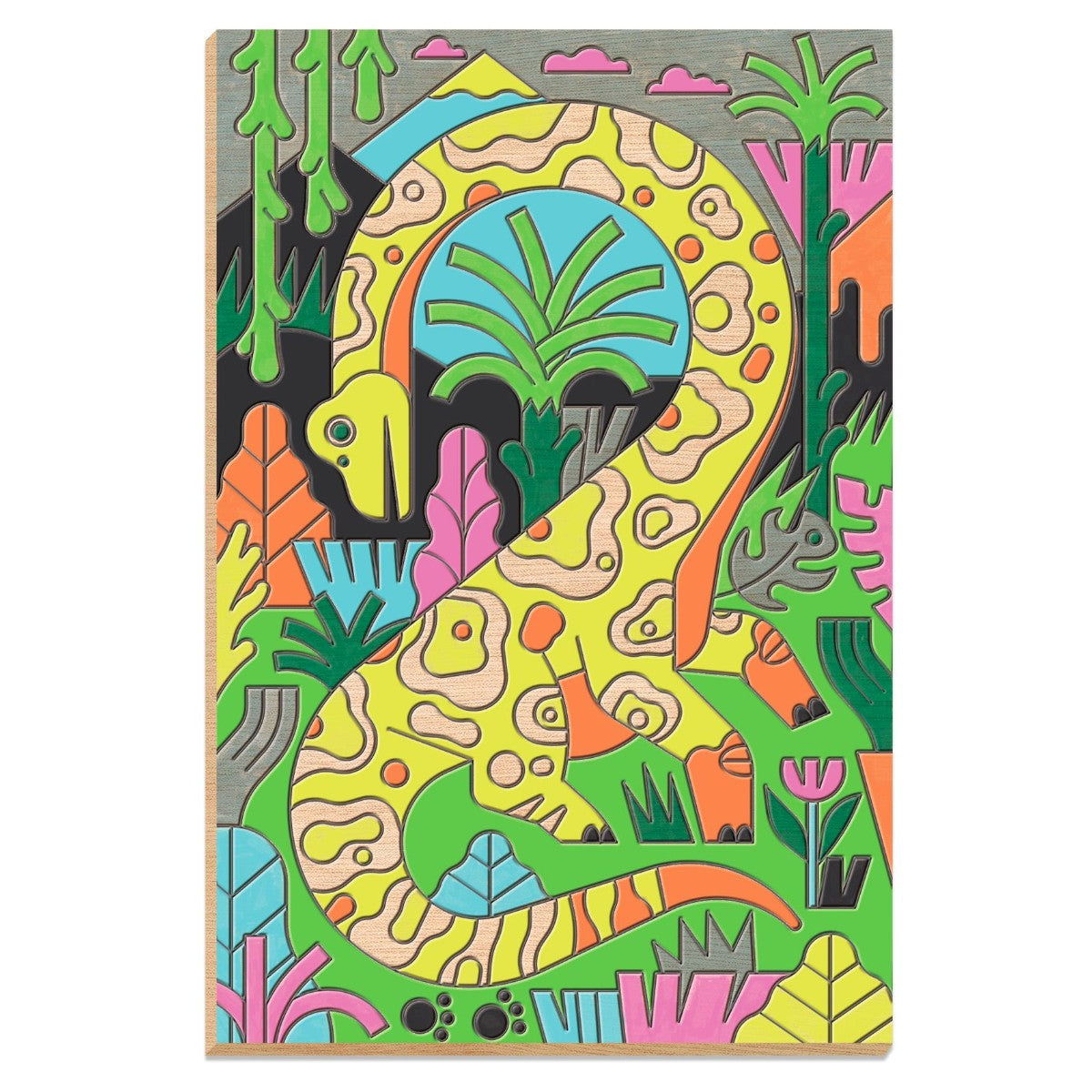 Djeco Kreativ fargelegging, Dino