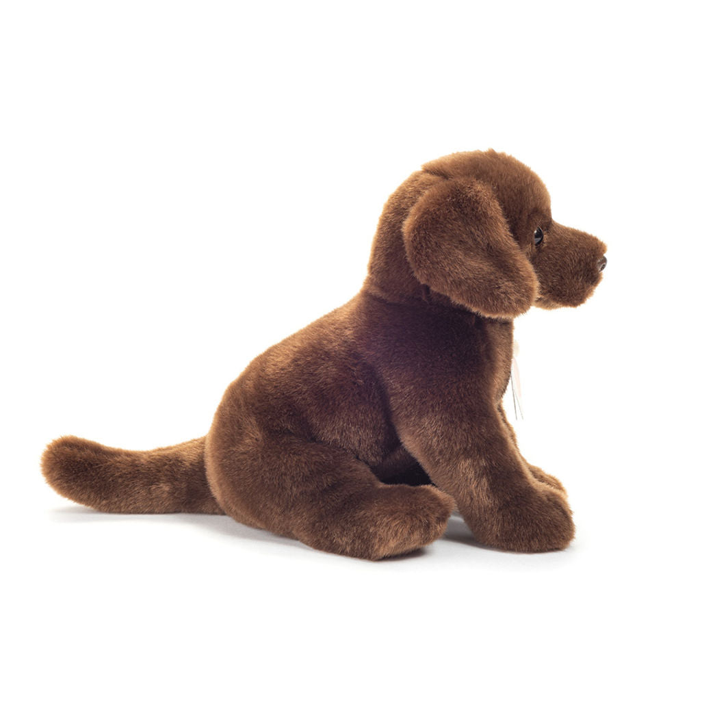 Teddy Hermann bamse, sittende Labrador, brun – 25 cm