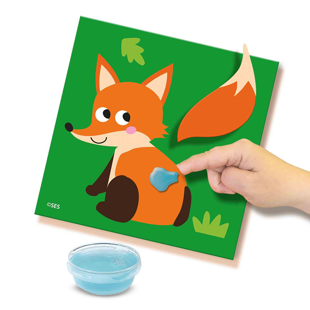 SES Creative Mit første kreative sett, Haler på dyr - Fra 1-4 år