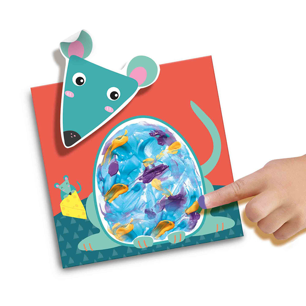 SES Creative Mitt første kreative sett, Fingermaling, dyr - Fra 1-4 år