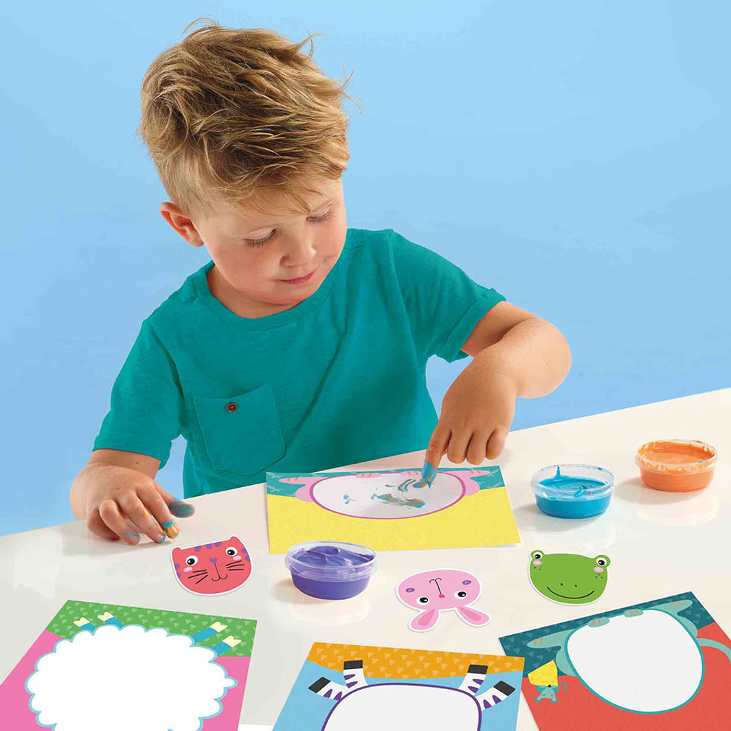 SES Creative Mitt første kreative sett, Fingermaling, dyr - Fra 1-4 år