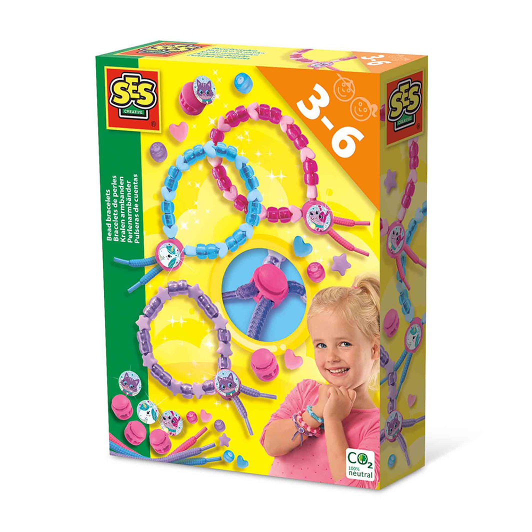 SES Creative Lav selv armbånd hobby pakke til børn