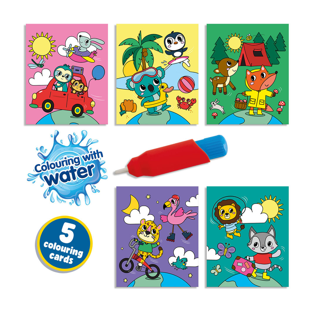 SES Creative, Mal med vann - Reise malebok