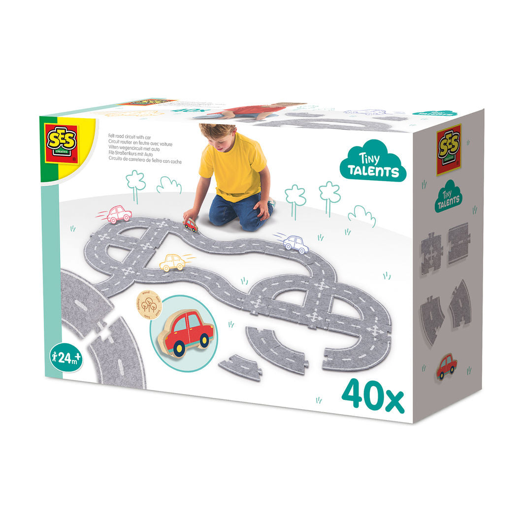 SES Creative, Filt veibane med bil – 40 deler