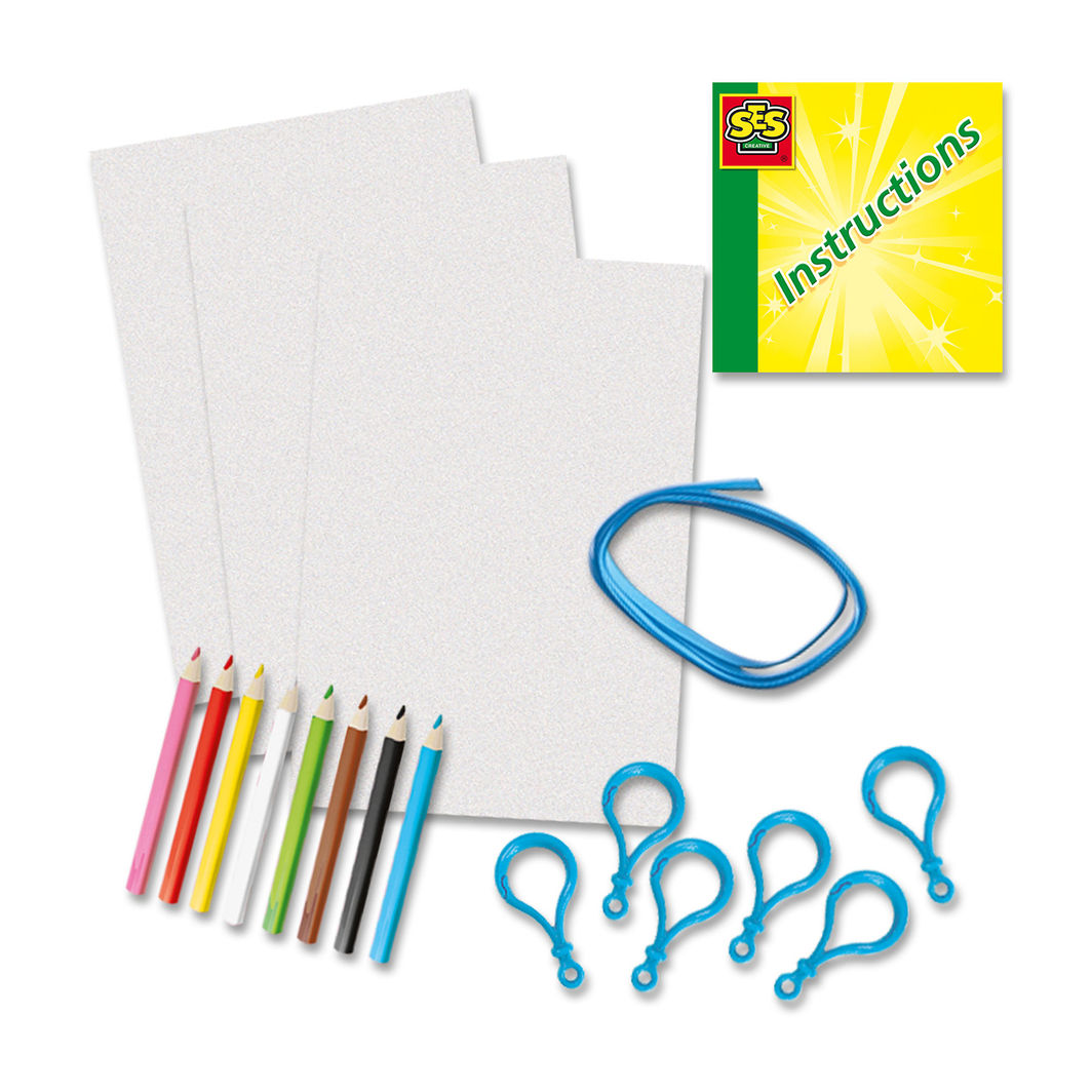 SES Creative Krympeplast, Dinosaur nøkkelringer