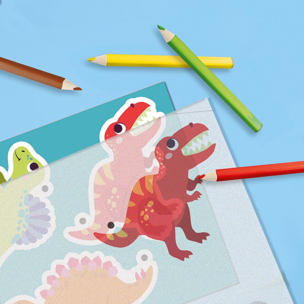SES Creative Krympeplast, Dinosaur nøkkelringer