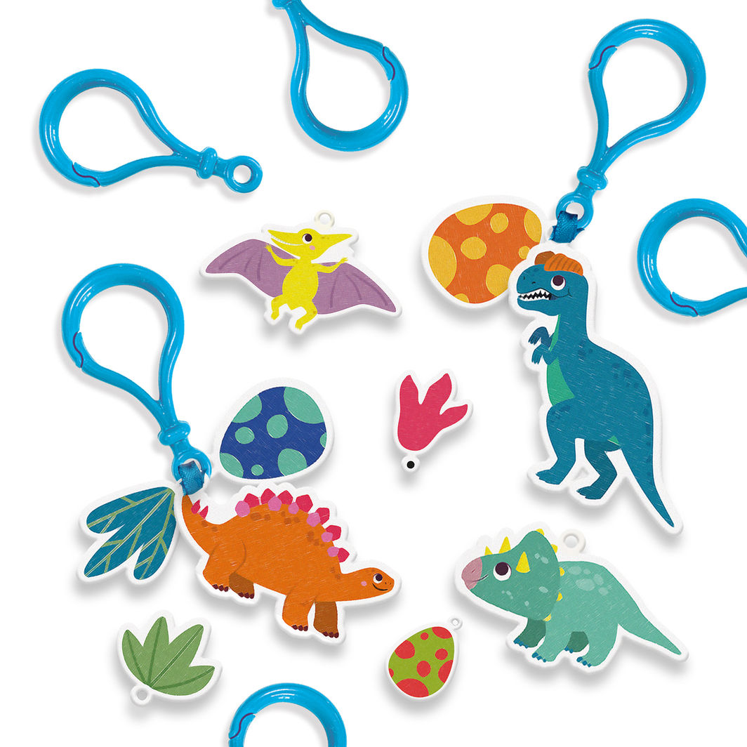 SES Creative Krympeplast, Dinosaur nøkkelringer