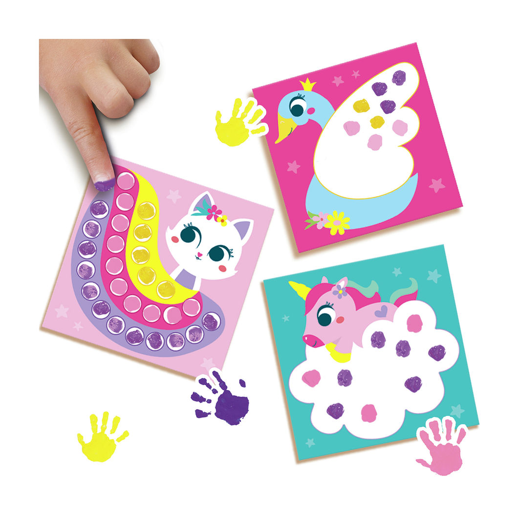 SES Creative Min første Fingermaling, Fantasi figurer