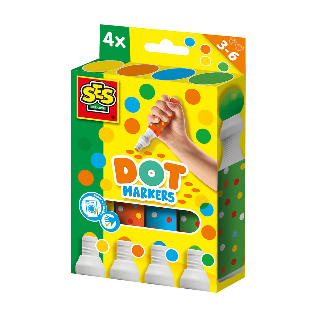 SES Creative, Priktusjer – 4 farger XXL