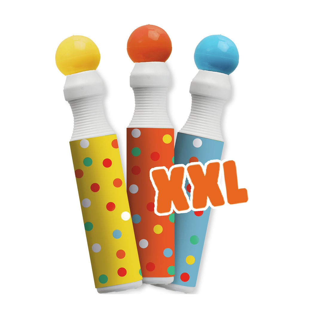 SES Creative priktusser, 3 farger XXL – Aktivitetskort