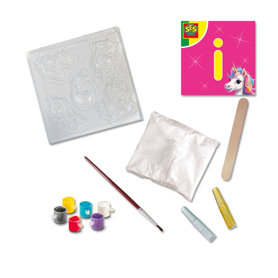 SES Creative Støp & Mal i gips, Enhjørning babyer