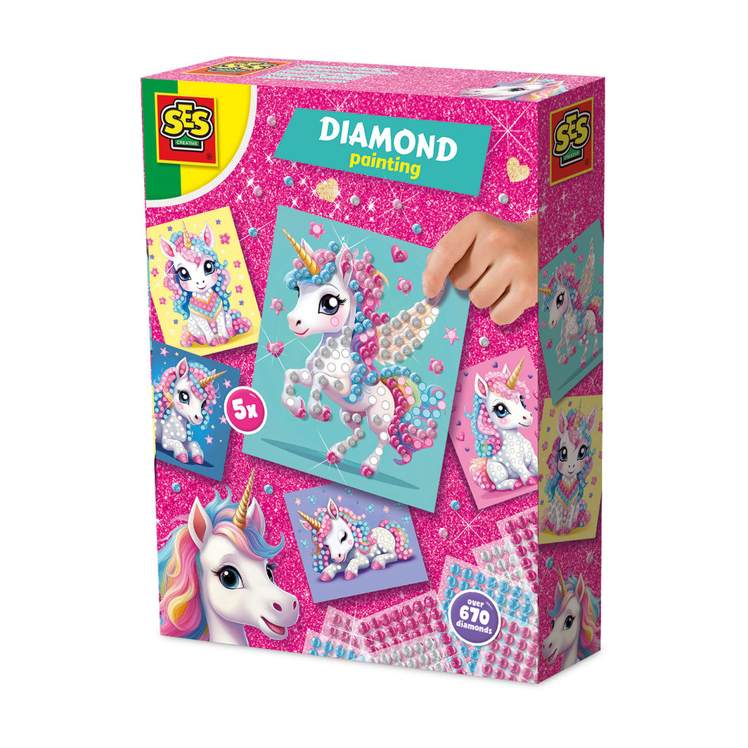 SES Creative Diamantmosaikk, Enhjørning
