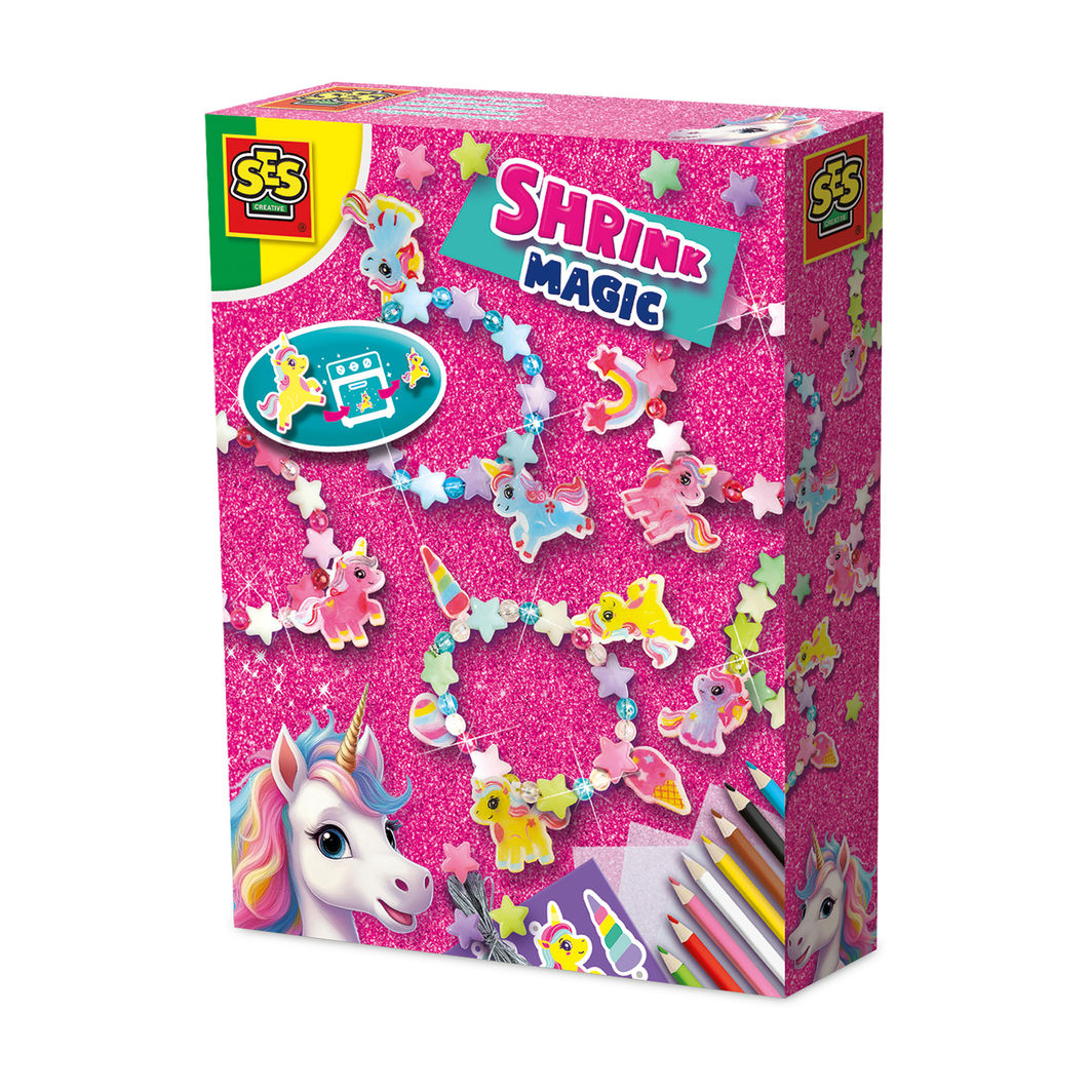 Minibillede af SES Creative Krympeplast Enhjørning Armbånd sæt