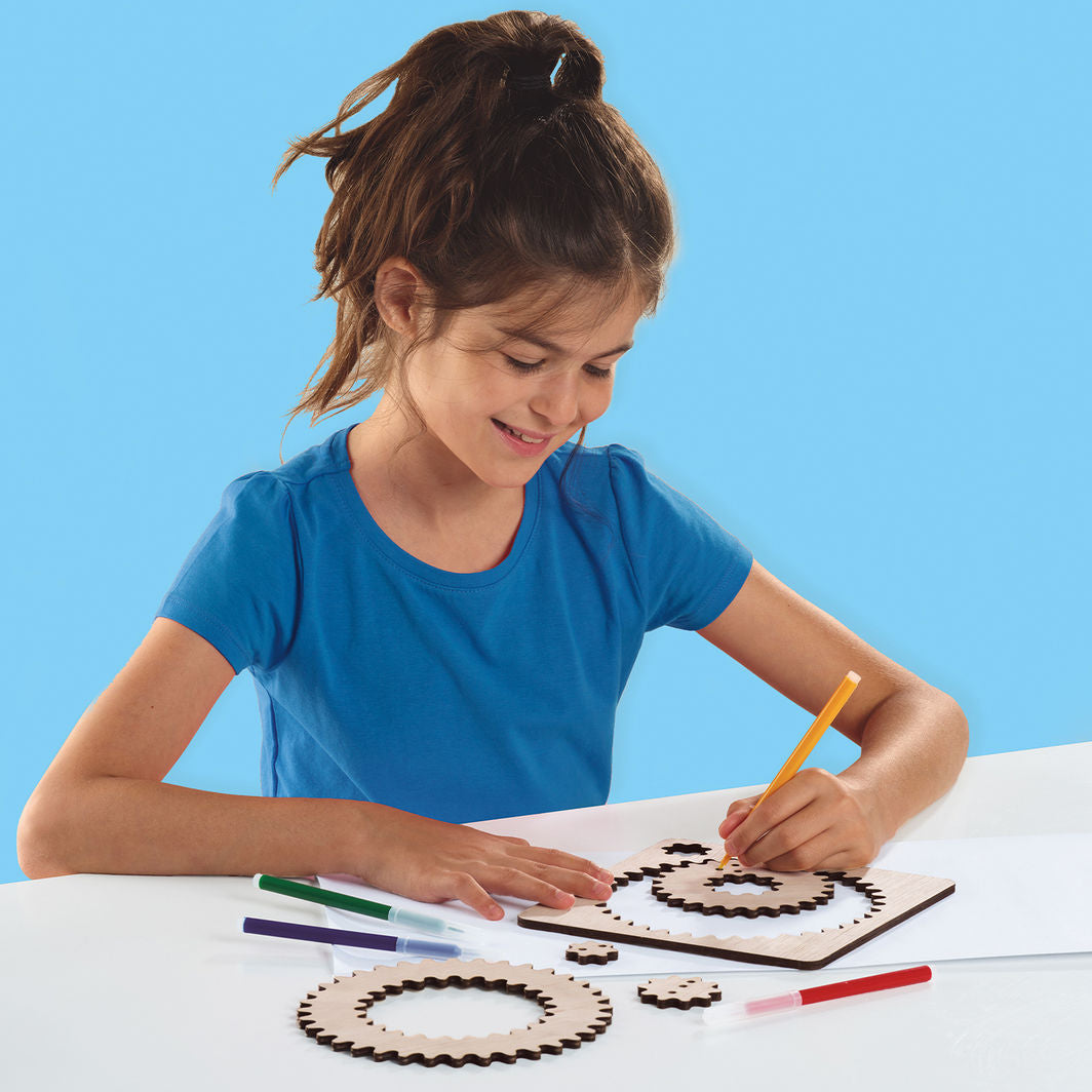 SES Creative Spiraltegningsett av tre