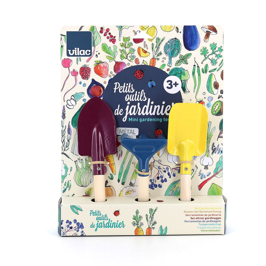 Vilac Hageredskaper for barn, 3 deler, Små verktøy