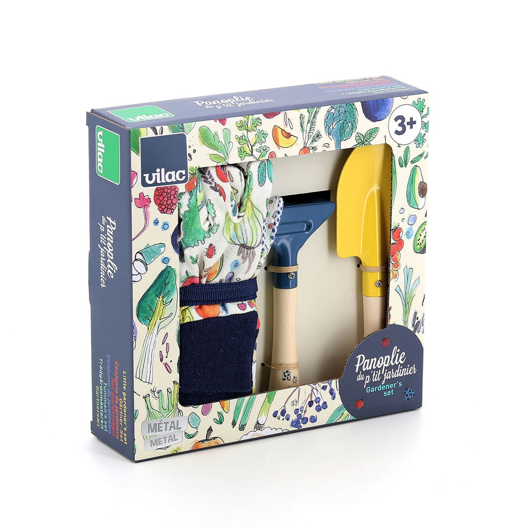 Vilac hageredskaper for barn, Gartnersett – 4 deler
