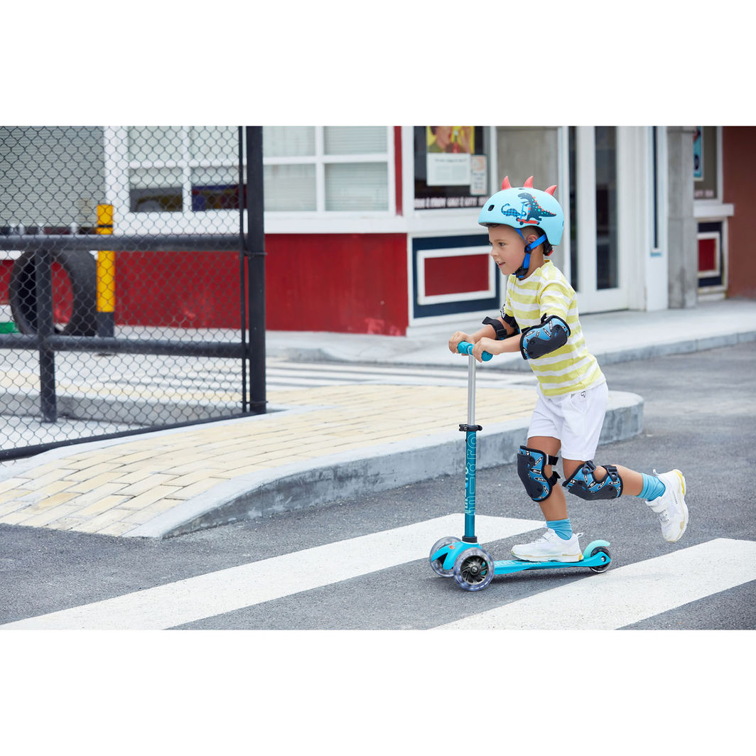 Micro Sparkesykkel, Mini Deluxe LED – Aqua