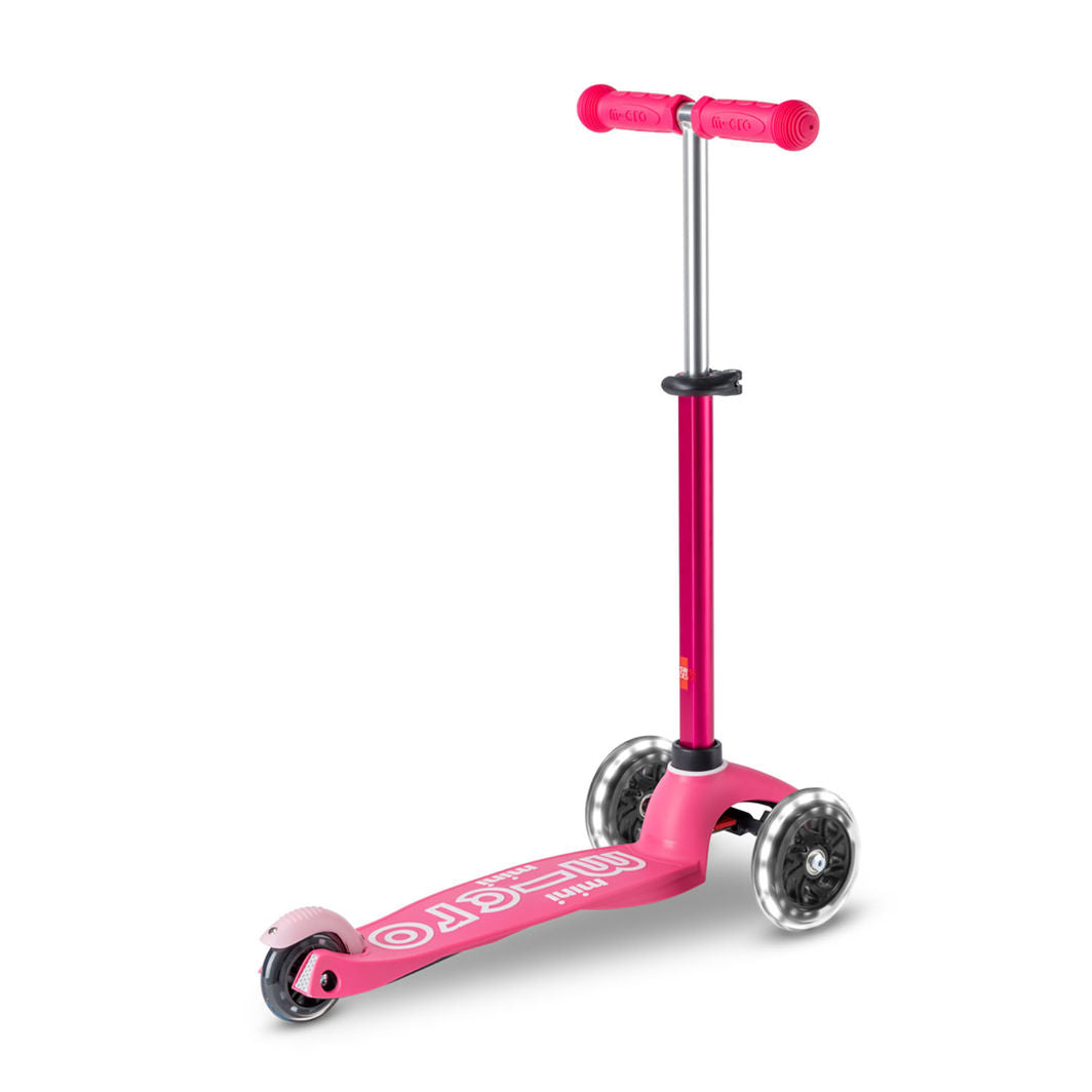 Micro Sparkesykkel, Mini Deluxe LED - Pink