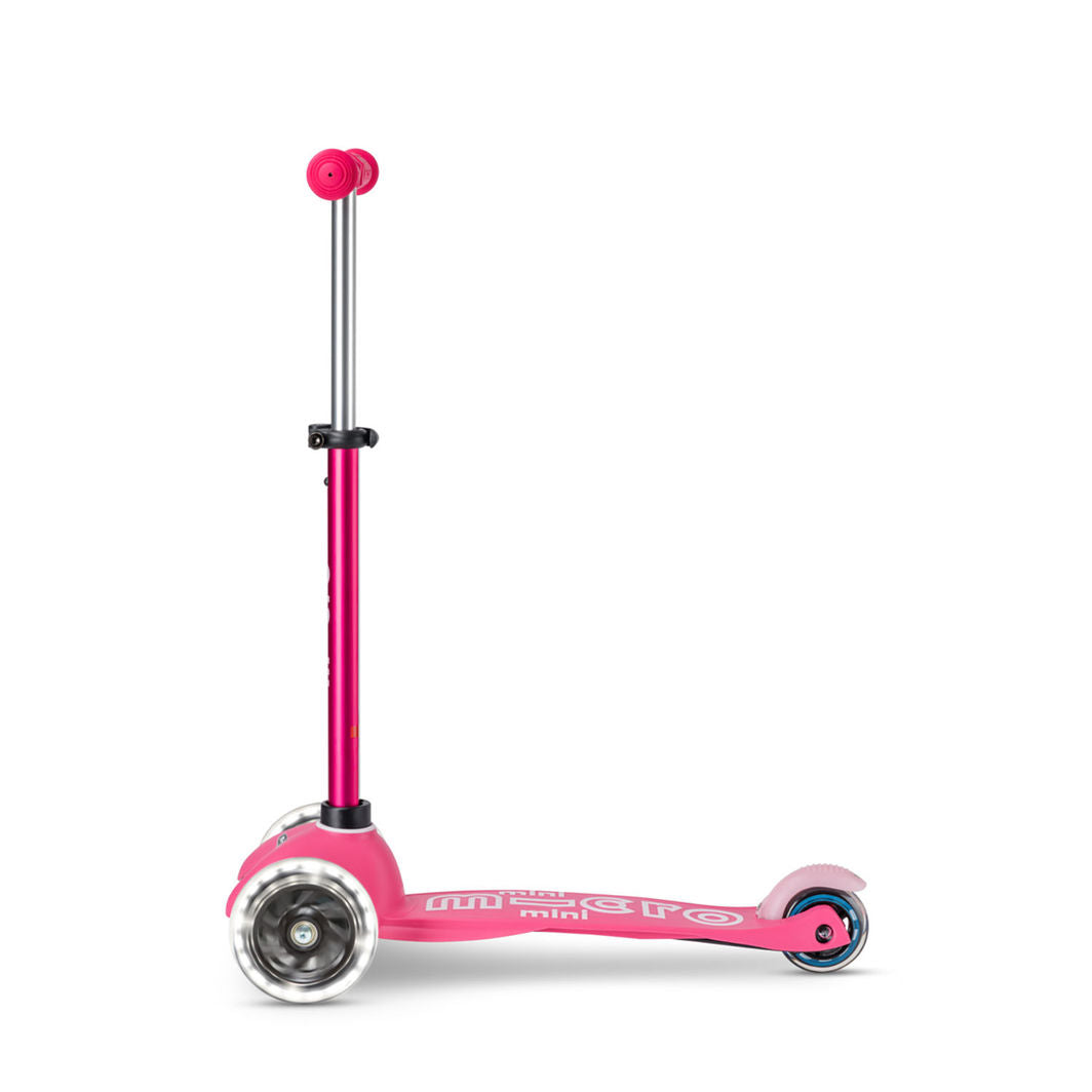 Micro Sparkesykkel, Mini Deluxe LED - Pink