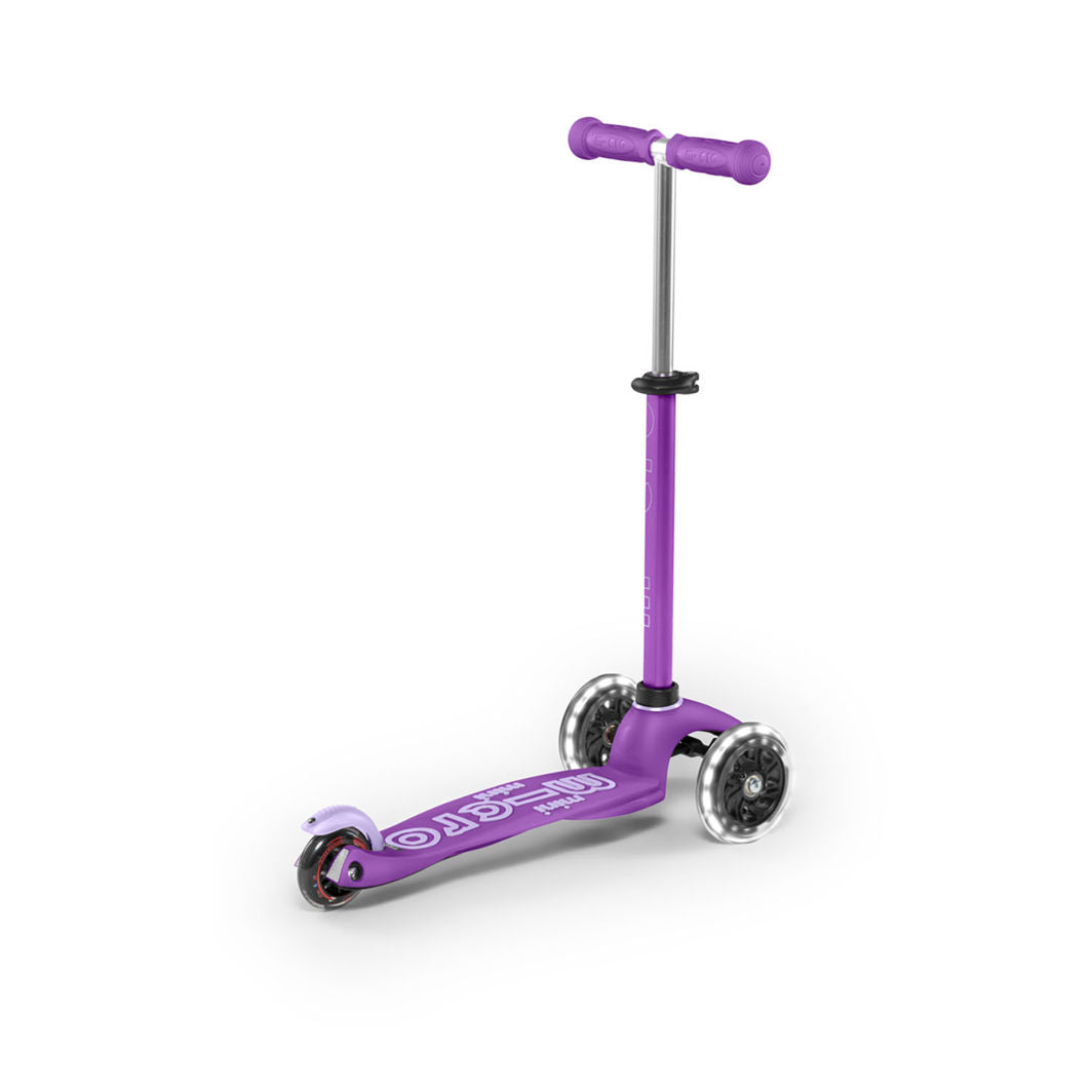 Micro Sparkesykkel, Mini Deluxe LED - Purple