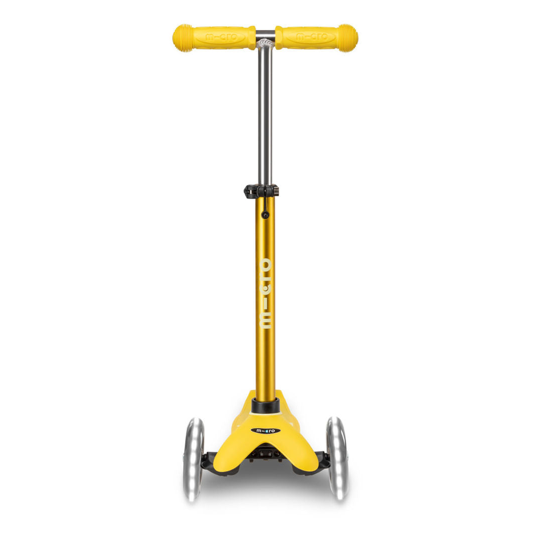 Micro Sparkesykkel, Mini Deluxe LED - Yellow