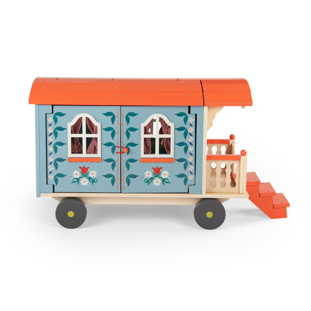 Moulin Roty Campingvogn med møbler, Les Minouchkas