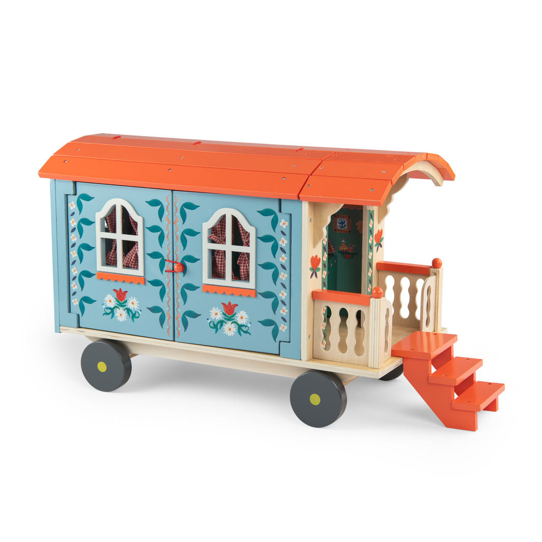 Moulin Roty Campingvogn med møbler, Les Minouchkas