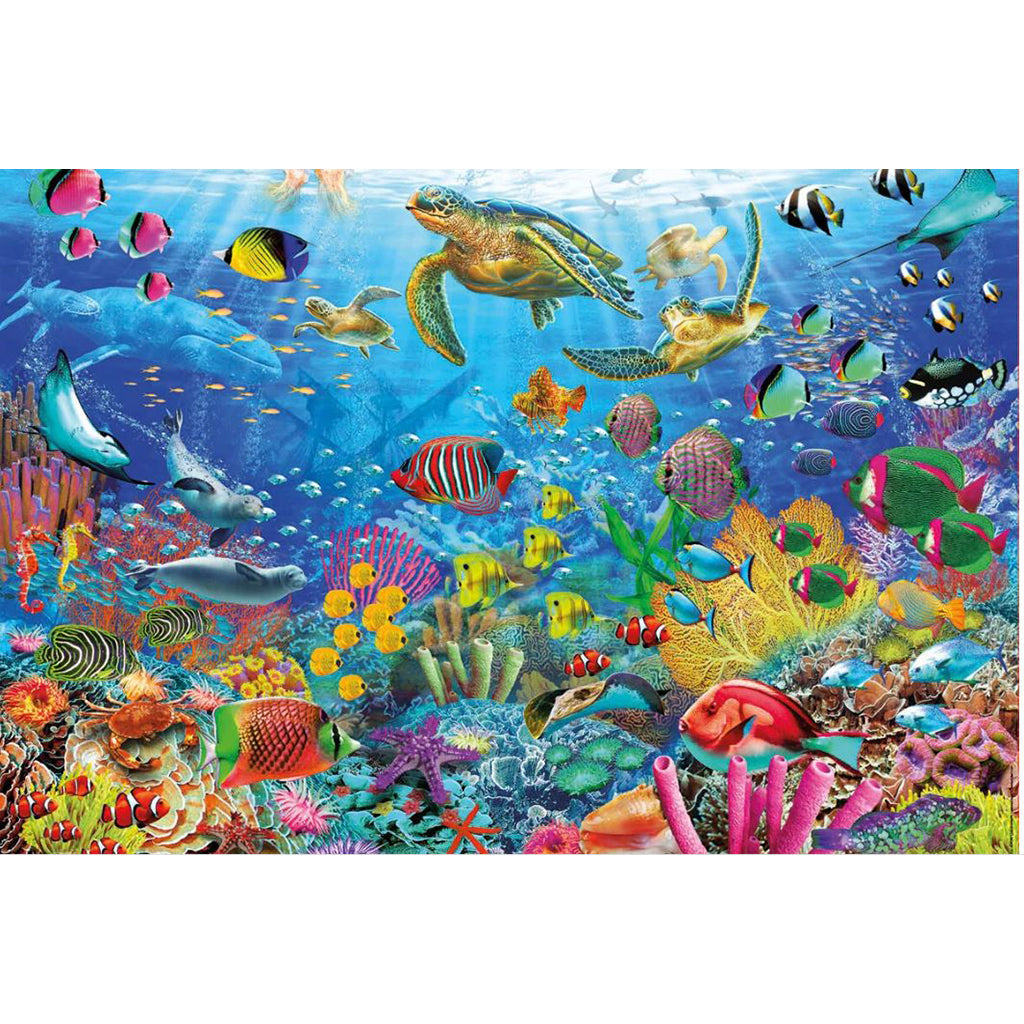 Educa puslespill m. 1000 brikker - Tropical Fantasy Turtles