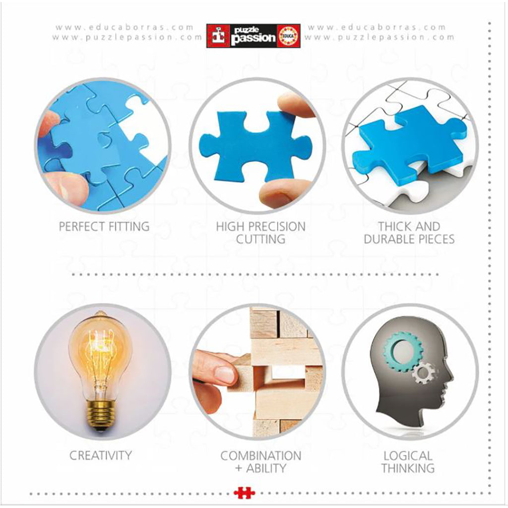 Educa puslespill med 1000 brikker - Tropical Fantasy Turtles