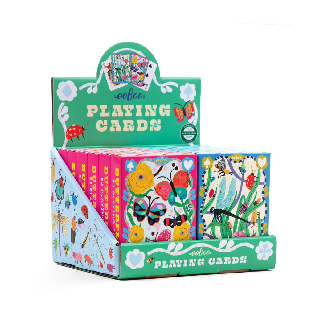 eeBoo Spillekort, Butterflies & Bugs – 2 modeller