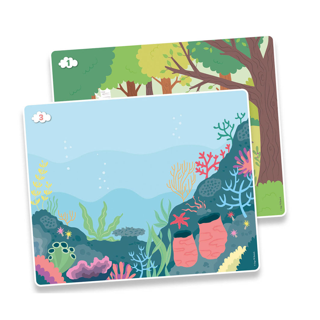 Auzou Klistremerker, Dyreunger 200 stk