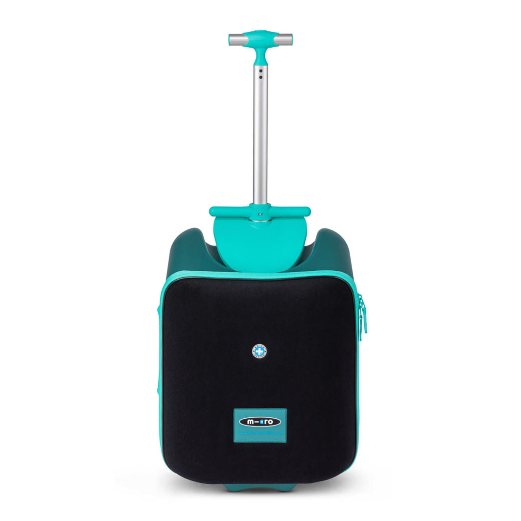 Micro Trolley Eazy Ride-On, Koffert barn kan sitte på - Forest Green