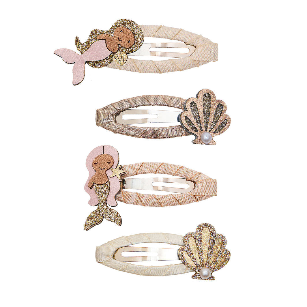 Mimi & Lula - 4 hårspænder - Mermaid Ocean Pearl