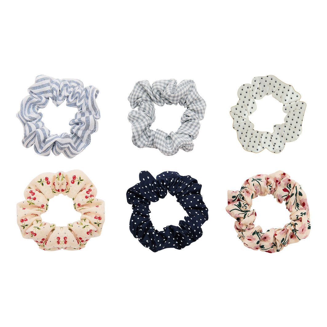 Mimi & Lula 6 Scrunchies, Mon Cheri