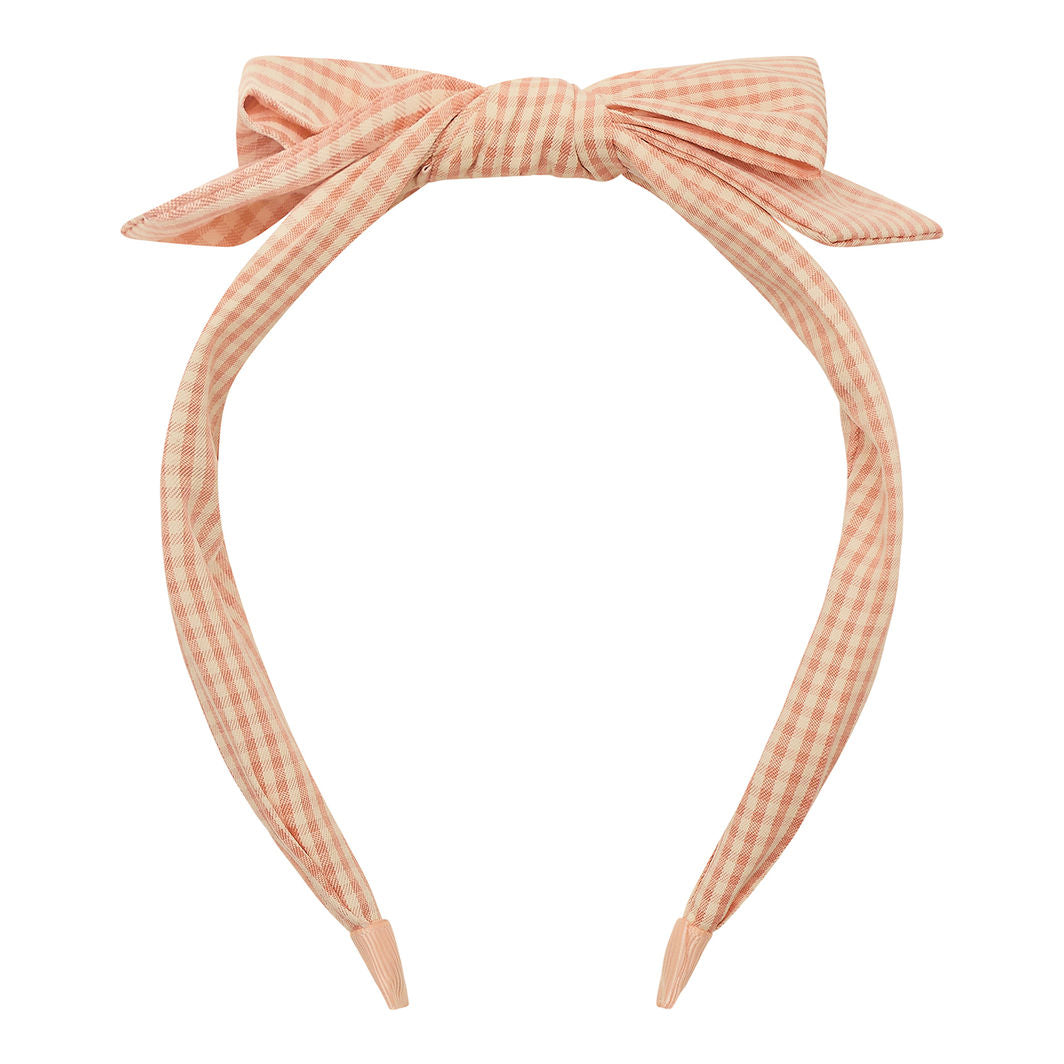 Mimi & Lula hårbøjle, Gingham Peaches and Cream