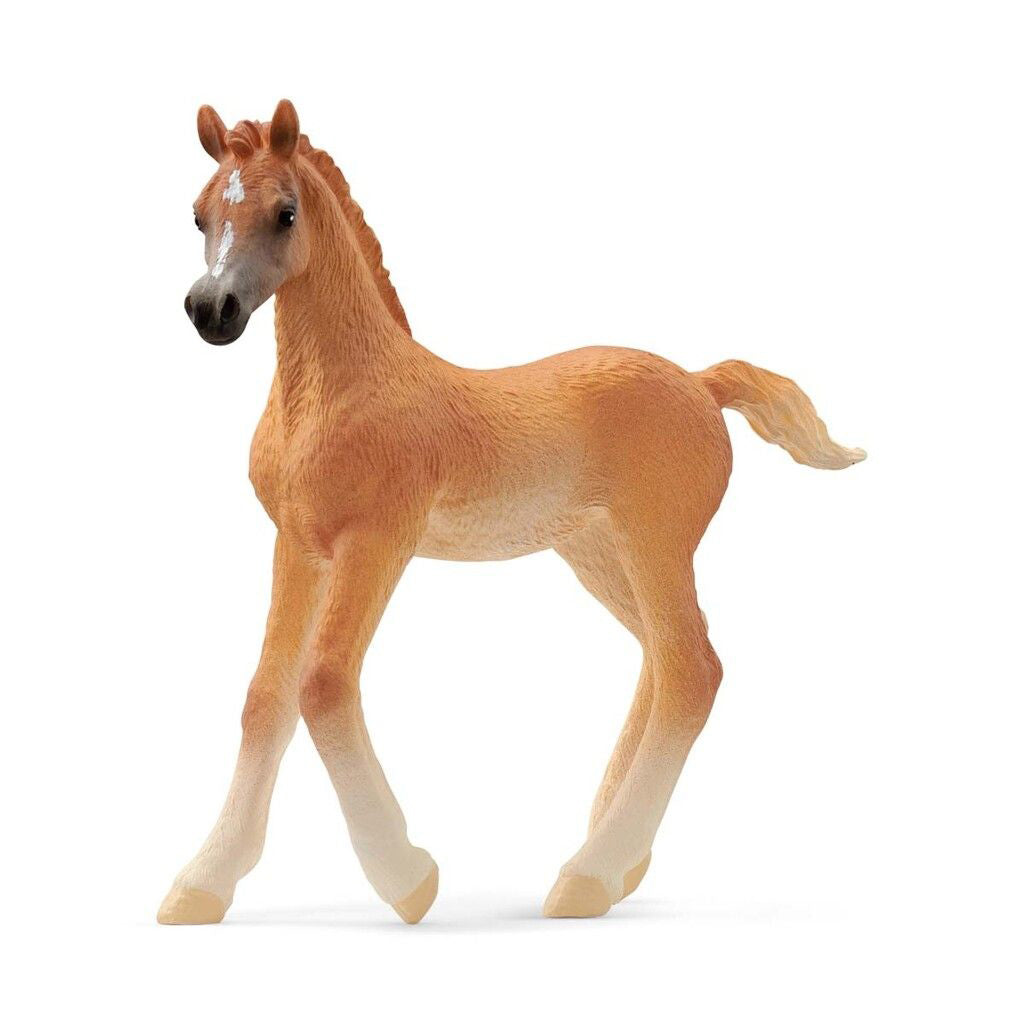 Schleich Araber føl hestefigur, brun og hvid