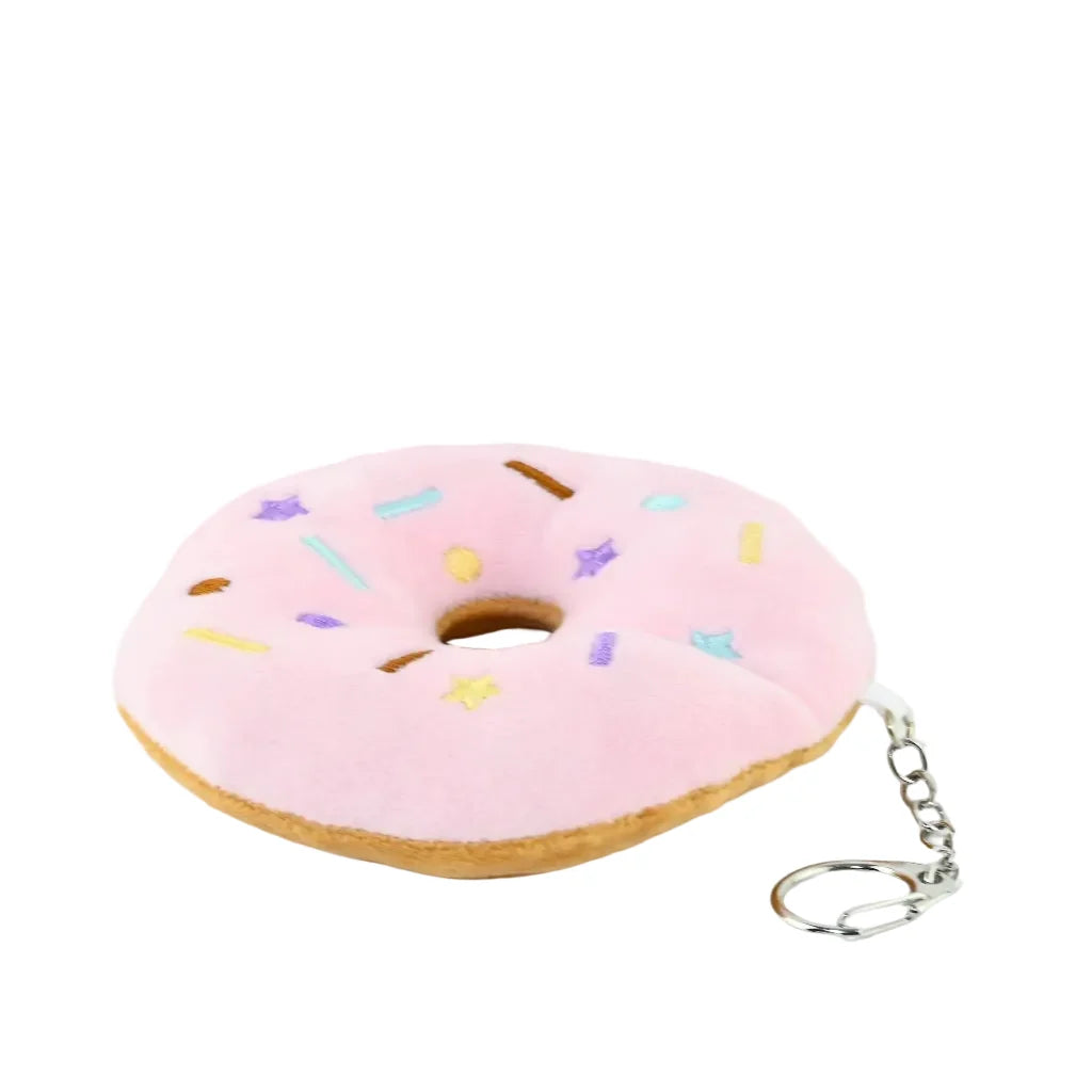 Robetoy, plysj-donut-nøkkelring
