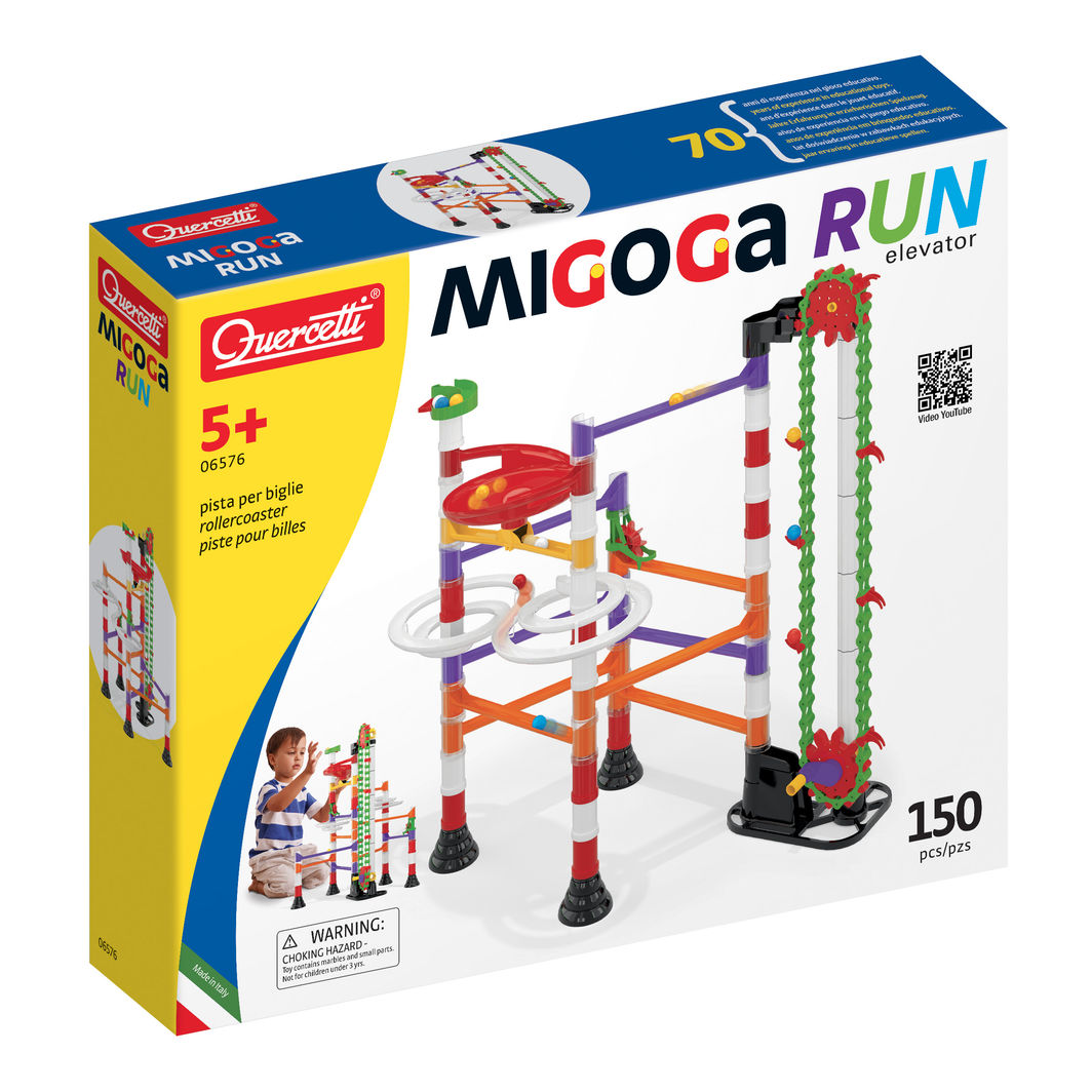 Quercetti Migoga Run Elevator kuglebane m. 150 dele