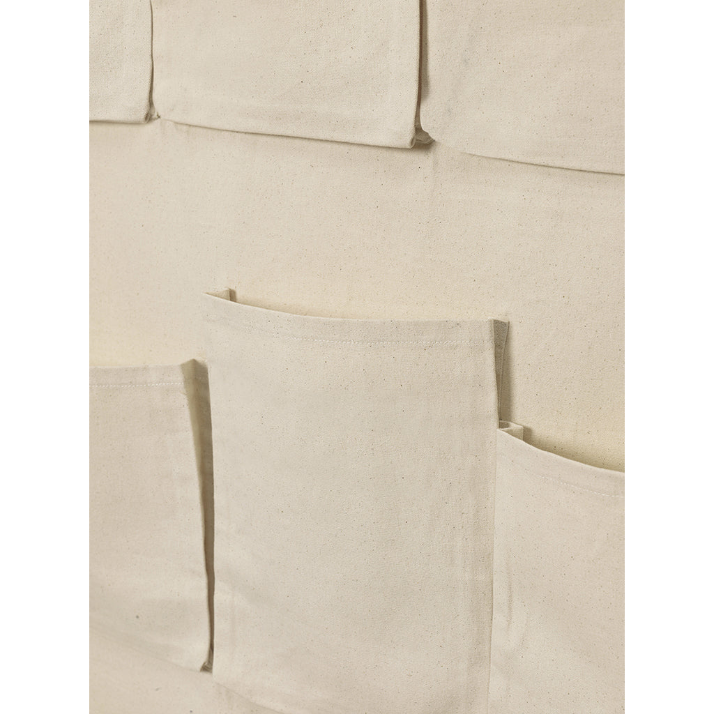 ferm Living Vægophæng m. lommer - XL off-white