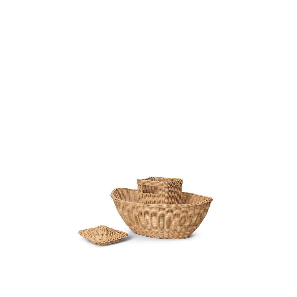 ferm Living Flettet rottingkurv, Braided Ark
