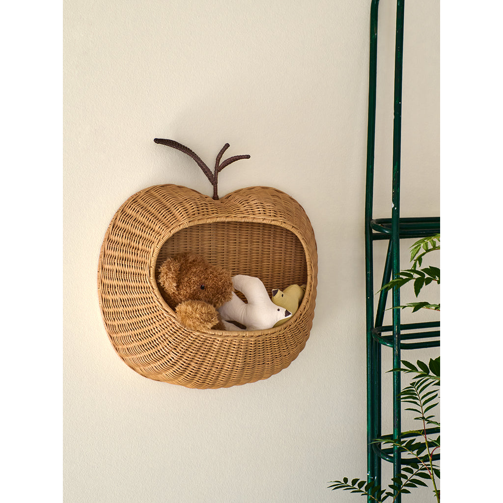 ferm Living Veggkurv, Apple Braided