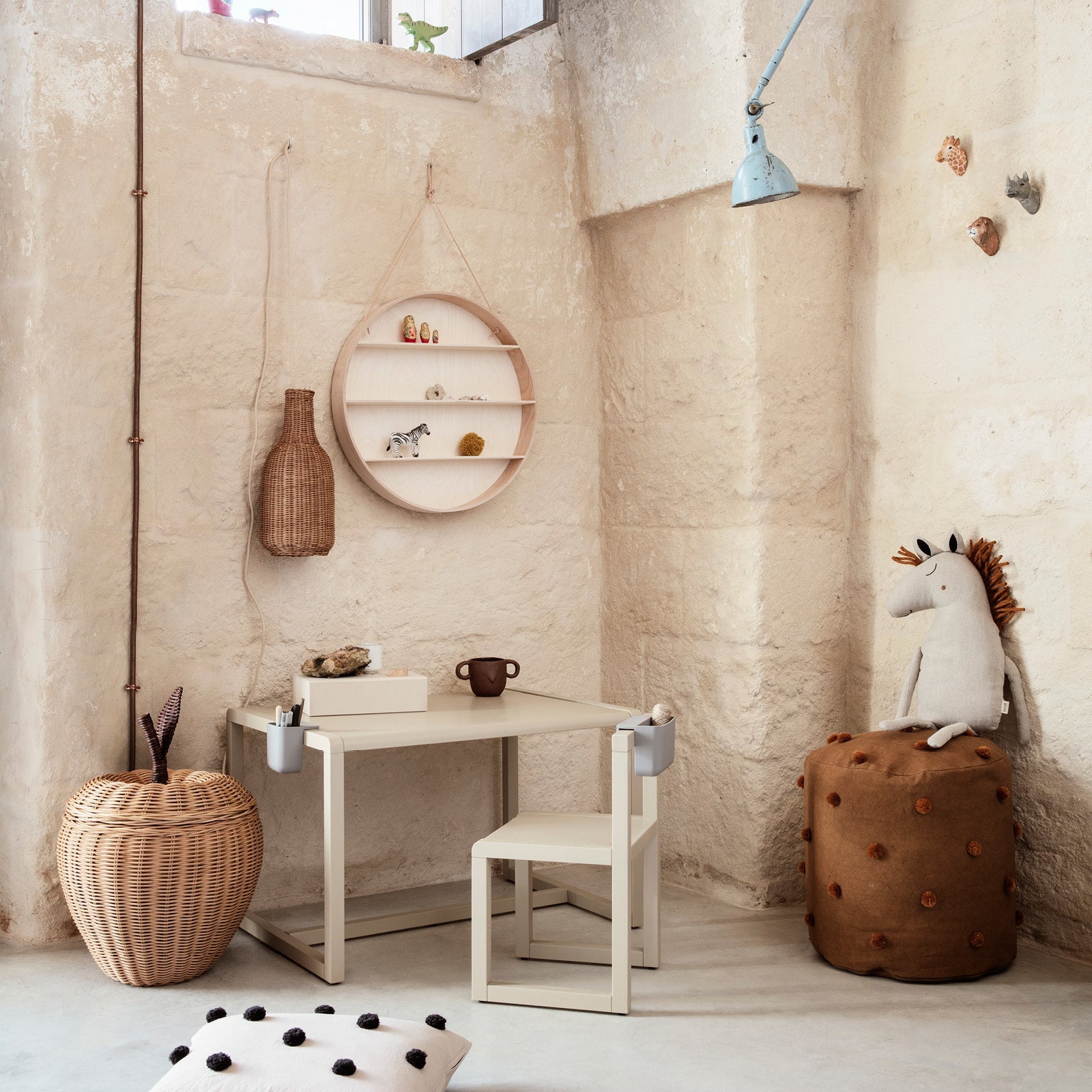 ferm Living barnestol, Little Architect Chair - cashmere