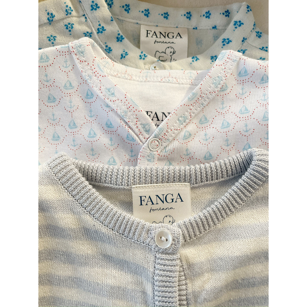 Fanga Fontana Venti baby cardigan, økologisk, Gray dawn - str. 1 - 9 mnd.